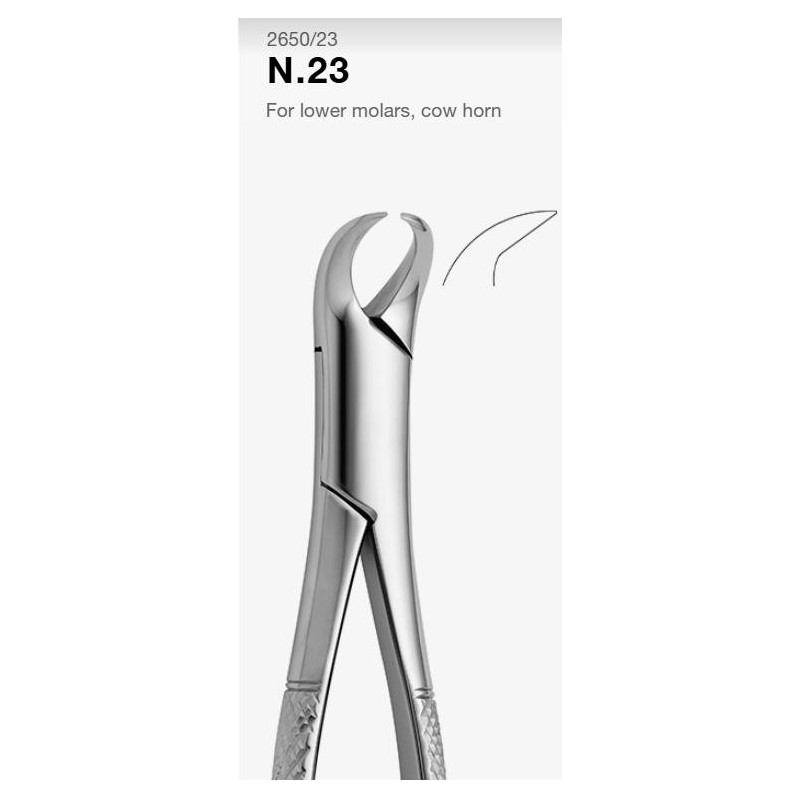 Plier for extraction American style