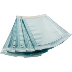 Sterilization pouches 75 to 110 mm. Pack of 100 pieces.