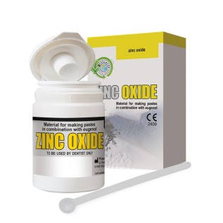 Zinc oxide powder.