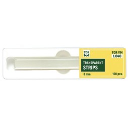 Transparent strips L 95 mm - pack 100 pcs.