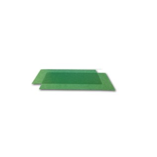 Casting wax sheet, green, stippled * (125 x 75)mm