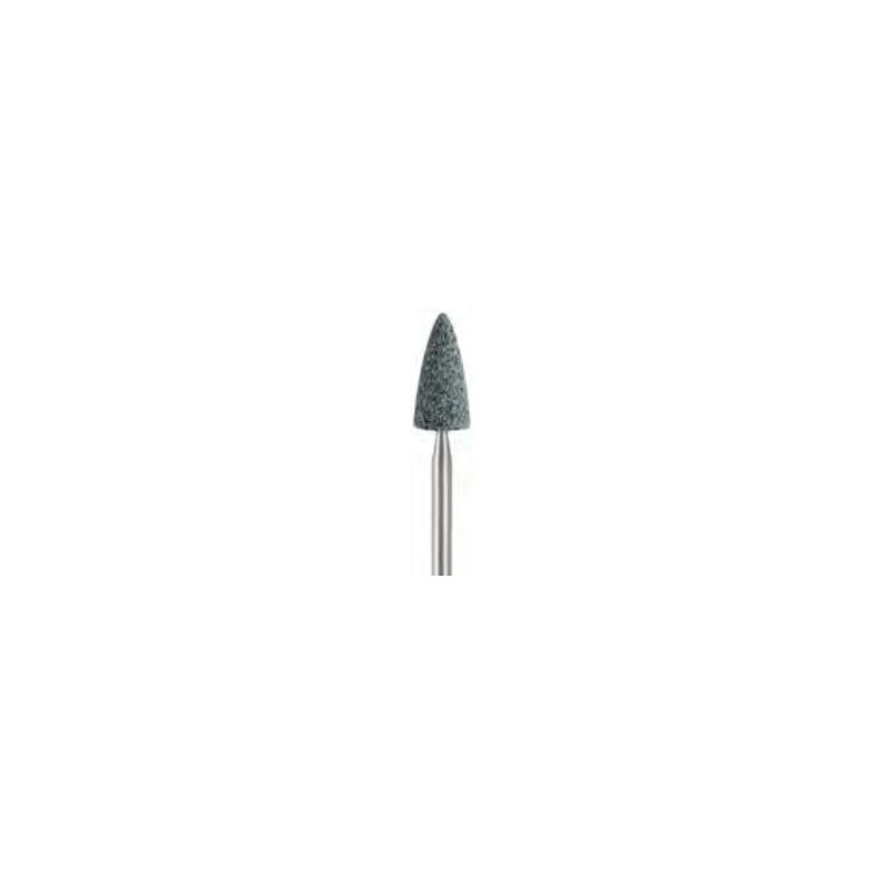 Silicon carbide abrasive stone Cerastone for ceramics and acrylic, green flame - (6 x 12)mm