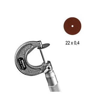 Carborundum separating disc, red - ø 22 mm
