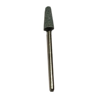 Carborundum stone, mounted truncated cone - 1 pc. (Wuhan)