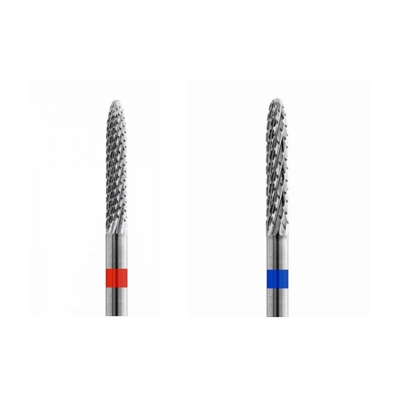 Tungsten carbide cutter, small flame (2,3 x 14)mm, cross cut Tungsten carbide cutter, small flame (2,3 x 14)mm, cross cut