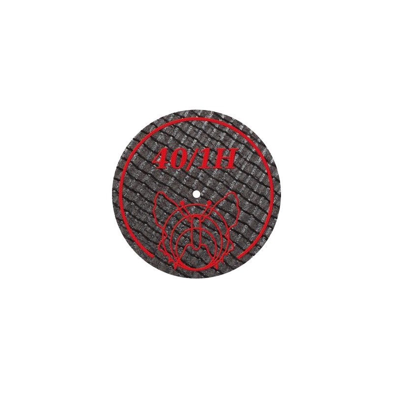 Separating disc Ø 40mm/ 1.0 mm hard, reinforced for steel and alloys Separating disc Ø 40mm/ 1.0 mm hard, reinforced for steel and alloys