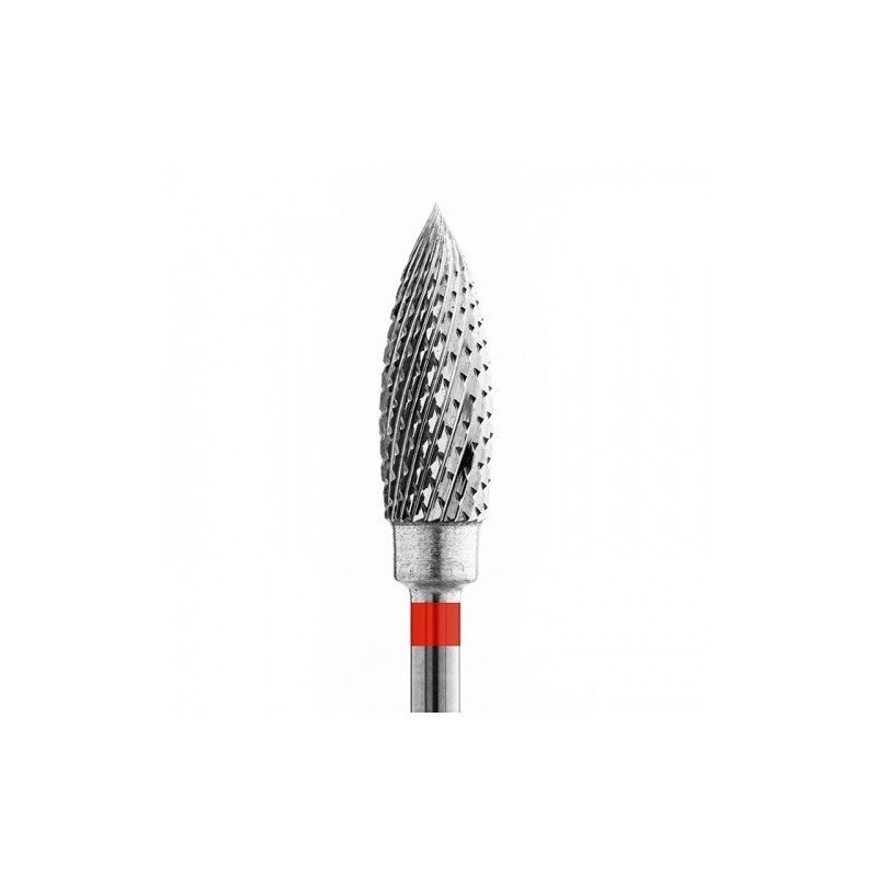 Tungsten carbide cutter, big sharped flame (5 x 13,5)mm, cross cut Tungsten carbide cutter, big sharped flame (5 x 13,5)mm, cross cut