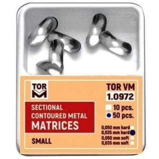 Sectional metal matrices, liver - 0.035 mm (soft)