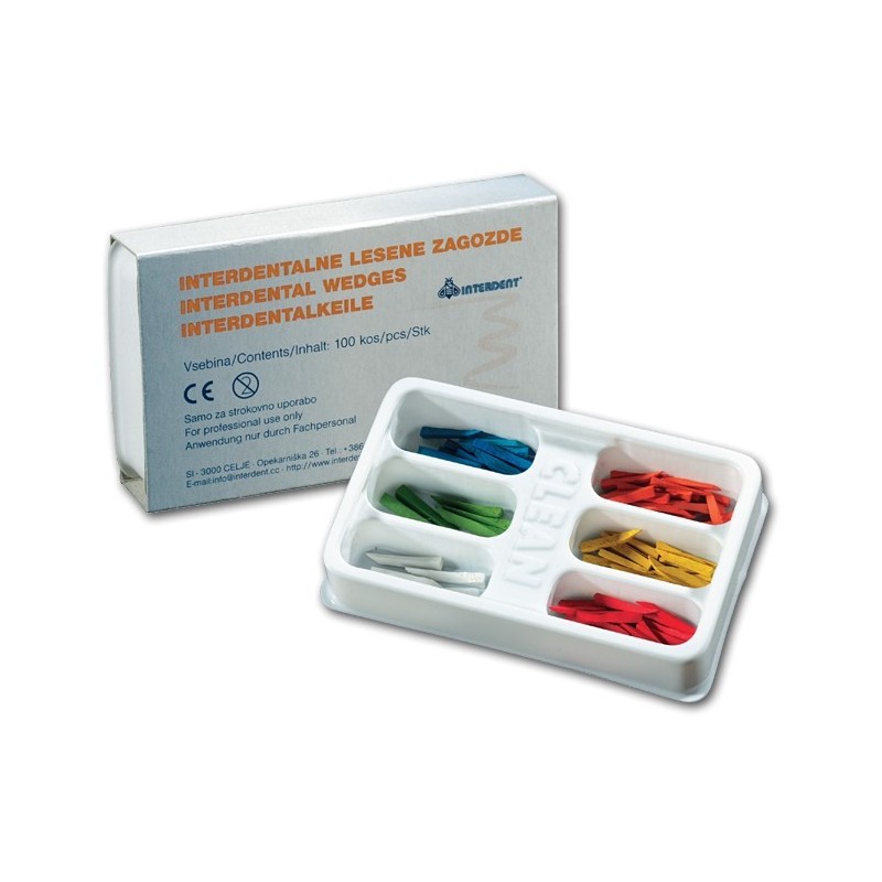 Interdental wedges - box of 100 pcs. Interdental wedges - box of 100 pcs.